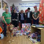 Toys from Santa’s Grotto at The Cloisters Christmas Fayre Brighten the Lives of Children at Lister Hospital